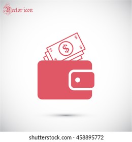 purse vector icon