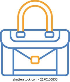Icono del vector de la maleta. Se puede usar para imprimir, móviles y aplicaciones web.