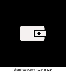 purse vector icon. flat purse design. purse illustration for graphic 