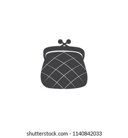 purse vector icon, money saving icon