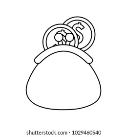 purse vector illustration