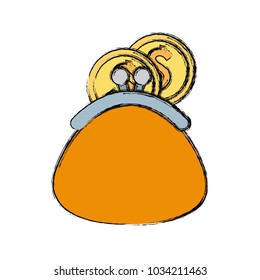 purse vector illustration
