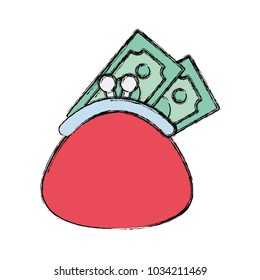purse vector illustration