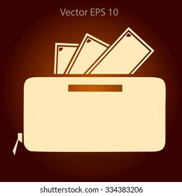 purse vector illustration