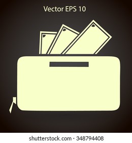 purse vector illustration