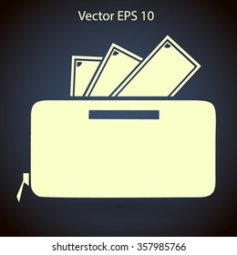 purse vector illustration