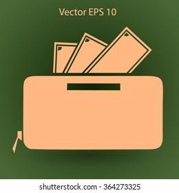 purse vector illustration