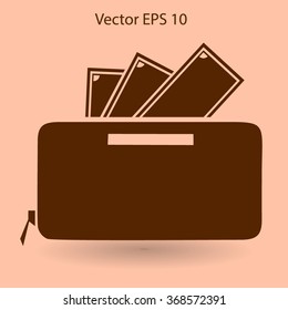 purse vector illustration
