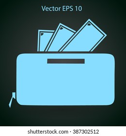 purse vector illustration