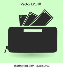 purse vector illustration