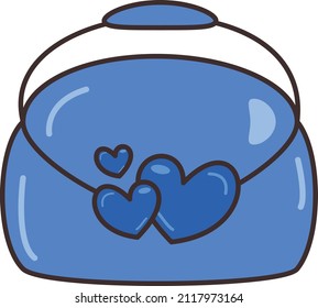 purse Vector illustration on a transparent background.Premium quality symmbols.Vector line flat icon for concept and graphic design.
