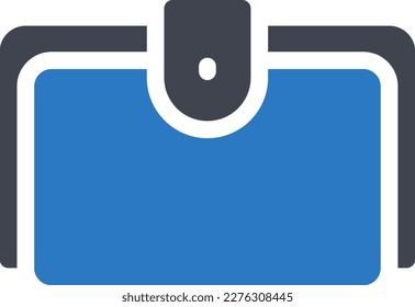 purse Vector illustration on a transparent background. Premium quality symmbols. Glyphs vector icons for concept and graphic design.