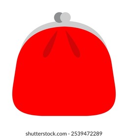 Ilustração de vetor de bolsa. Simples bolsa ícone design emoji.