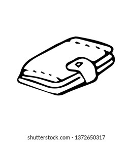 purse vector sketch