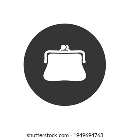 Indicador de ilustración de icono blanco del vector de la maleta