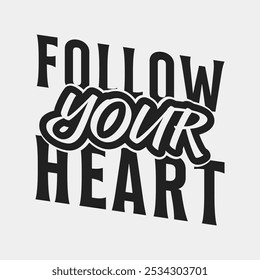 Pursue Your Dreams: Uplifting Vector Image to Follow Your Heart's Desire