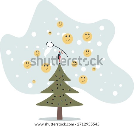Pursuit of happiness, finding true life success, positive thinking or optimistic, feeling bless, humor or joyful concept.life and employment of people.