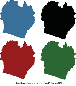 PURWOREJO CITY MAP, CENTRAL JAVA, INDONESIA