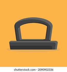 push up assistance gym fitness equipment flat icon illustration vector file