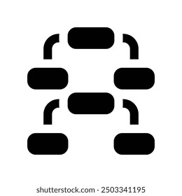 push up bar icon. vector glyph icon for your website, mobile, presentation, and logo design.