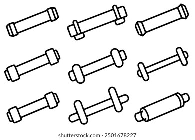 Push Up Bars Line Art Illustration Techniques Trends Inspiration