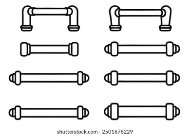 Push Up Bars Line Art Illustration Techniques Gallery Ideas