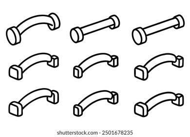 Push Up Bars Line Art Illustration Styles Ideas Trends