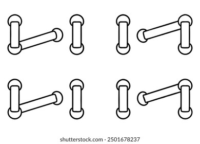 Push Up Bars Line Art Illustration Examples Trends Inspiration