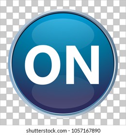 Push botton switch isolated on transparent background ,Isolated On Transparent Background Illustration