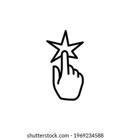 Push and break icon, eps 10