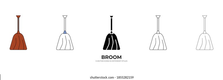 Push Broom Vector Type Icon