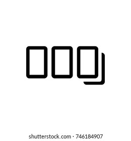 push button icon illustration isolated vector sign symbol