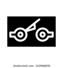 push button switch mechanism glyph icon vector. push button switch mechanism sign. isolated contour symbol black illustration