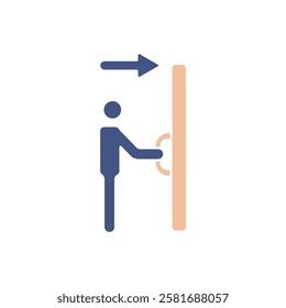 push icons  symbol vector elements for infographic web