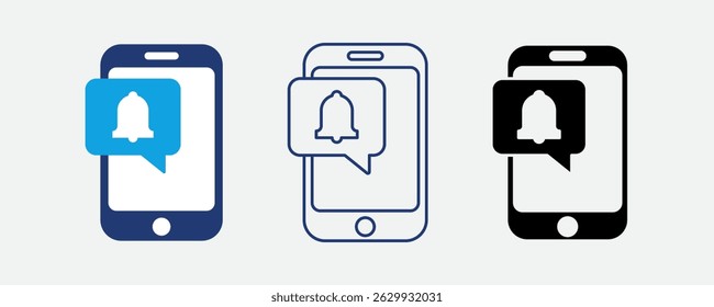 Push notification icon for alert messages on apps