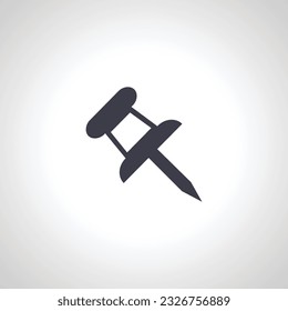 push pin icon. push pin icon
