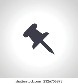 push pin icon. push pin icon