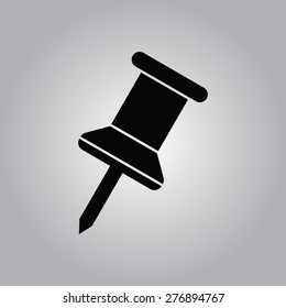 Push Pin Icon.