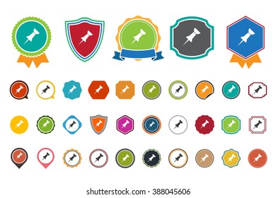 push pin  icon