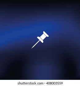 Push pin icon.