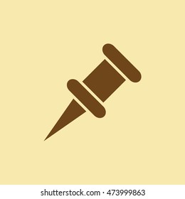 Push Pin Icon.