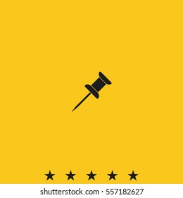 Push pin icon.