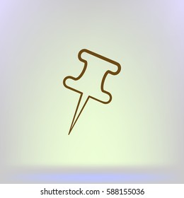 Push pin icon