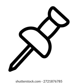 Ilustração de modelo de design de ícone de pino de pressão