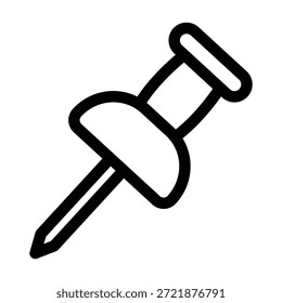 Ilustração de modelo de design de ícone de pino de pressão