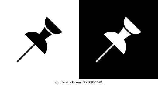Empuje la colección del Vector del diseño del icono del perno.