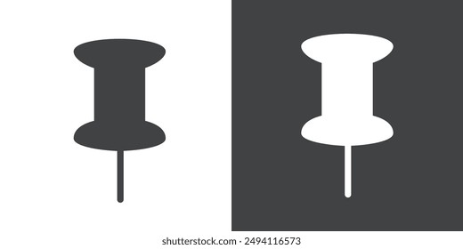 Conjunto plano en Vector de contorno de color blanco y negro