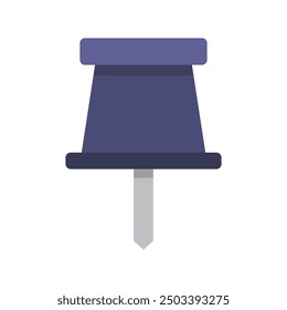 Push pin icon illustrated on background