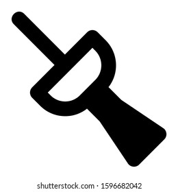 push pin icon isolated sign symbol vector illustration - high quality black style vector icons

