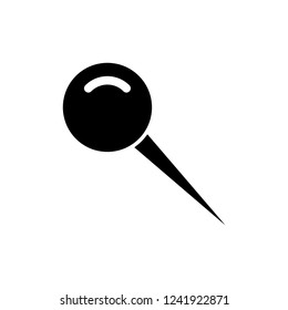 Push pin icon vector